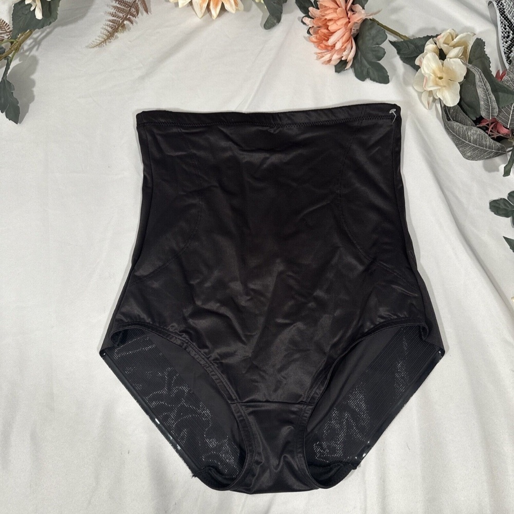 NEW $66 TC Fine [ XL‎ ] Back Magic High Waist Shaping Briefs in Black - Picture 4 of 10